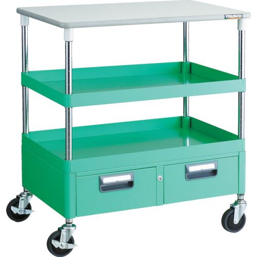 Ngăn kéo TRUSCO Phoenix toa xe tiết kiệm âm thanh 750X500XH880 với tấm trên cùng màu YG