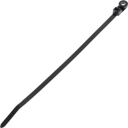 เข็มขัดรัดสายไฟไนลอนชนิดสกรู PANDUIT สีดำ ทนทานต่อทุกสภาพอากาศ (100 ชิ้น)