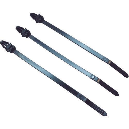 เข็มขัดรัดสายไฟไนลอนชนิดดันเข้า PANDUIT สีดำ ทนทานต่อทุกสภาพอากาศ (1,000 ชิ้น)