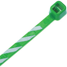 โหลดรูปภาพลงในโปรแกรมดูแกลเลอรี สายรัดไนลอนลายแถบ PANDUIT สีเขียว/ขาว (50 ชิ้น)
