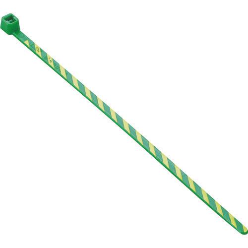 สายรัดไนลอนลายแถบ PANDUIT สีเขียว/เหลือง (50 ชิ้น)