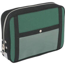 Load image into gallery viewer, SANEI canvas mail pouch (L) with horseshoe lock fittings moss green
