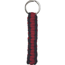 Load image into gallery viewer, YUTAKAMAKE Paramate Keychain 4mm x 2.7m Black/Red with Ring
