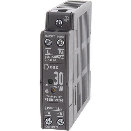 IDEC PS5R-V แหล่งจ่ายไฟแบบสวิตชิ่ง (แหล่งจ่ายไฟแบบติดตั้งบนราง DIN แบบบาง)