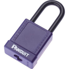 画像をギャラリービューアに読み込む, パンドウイット　ロックアウト用非電導性パドロック　紫
