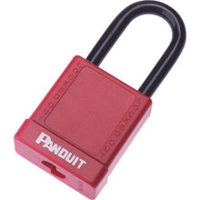 โหลดรูปภาพลงในโปรแกรมดูแกลเลอรี กุญแจสีแดงแบบไม่นำไฟฟ้าสำหรับ PANDUIT Lockout
