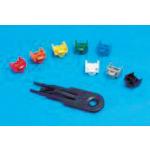 PANDUIT Modular Jack Guard สีดำ (10 ชิ้น)