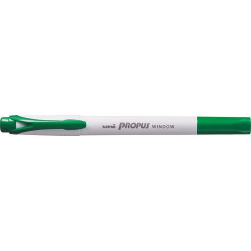 uni Propass window color marker สีเขียวสูตรน้ำ