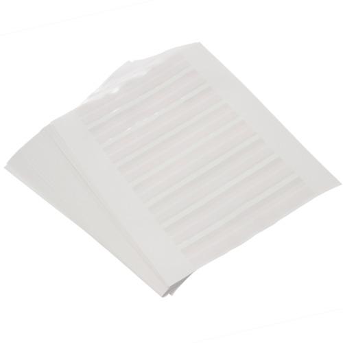 ป้ายหมุนสำหรับเครื่องพิมพ์เลเซอร์ PANDUIT สีขาว ส่วนพิมพ์ 25.4mmX12.7mm จำนวนป้าย 1000 แผ่น R100X150X1J