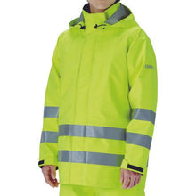 โหลดรูปภาพลงในโปรแกรมดูแกลเลอรี MIDORI ANZEN Raincoat Reinverde N High Visibility Top สีเหลืองเรืองแสง LL
