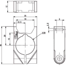 Tải hình ảnh vào trình xem thư viện, Cố định nhựa eins φ20 (dải buộc)
