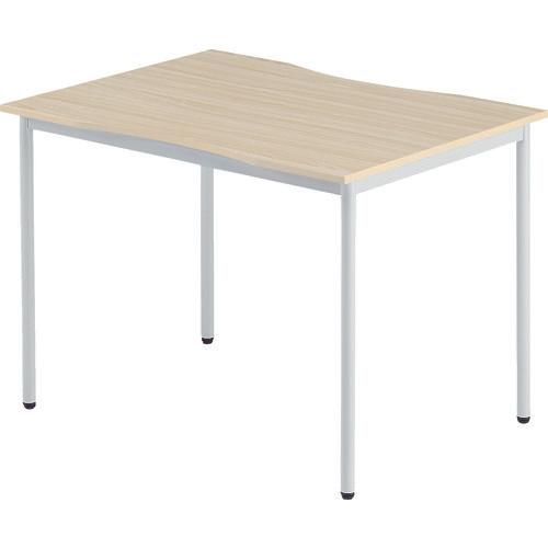 TOKIO โต๊ะทำงาน หน้าเหลี่ยม กว้าง 1,000 x ลึก 750 x สูง 720 มม. สีธรรมชาติ