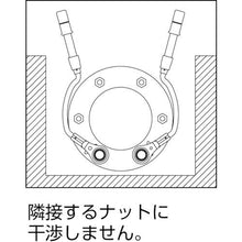 画像をギャラリービューアに読み込む, ＴＯＰ　水道本管用弓形トルクレンチ（単能型）３６ｍｍ
