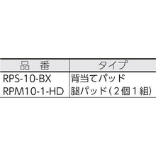 画像をギャラリービューアに読み込む, ツヨロン　フルハーネス安全帯用　腿パッド
