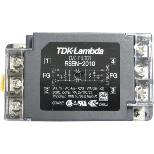 TDK-Lambda噪声滤波器 RSEN DIN 导轨安装兼容 250V 10A