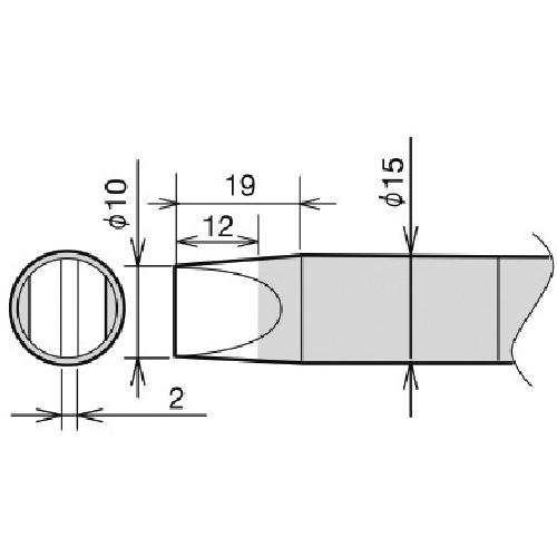 グット　替こて先　ＲＸ－８９２ＡＳ用　１０Ｄ