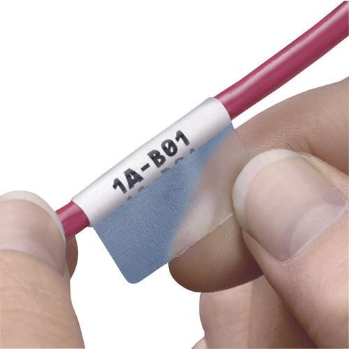 Nhãn tự cán cho máy in laze PANDUIT Polyester trắng Phần in dài 25,4 mm x rộng 25,4 mm 1000 tờ S100x400YAJ