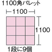 画像をギャラリービューアに読み込む, ヒシ　Ｓ型コンテナ有効内寸３２７×２８７×１５２ｍｍ　　黄
