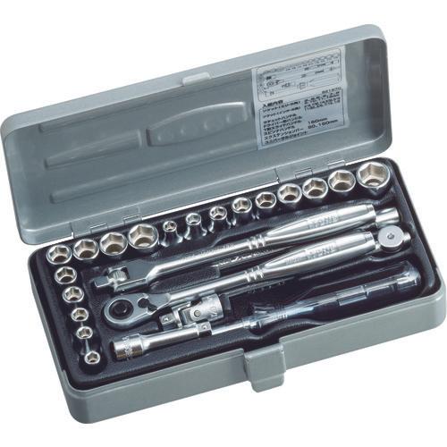 TONE ชุดประแจบ๊อกซ์หกเหลี่ยมมุมฉาก 6.35มม. ชุด 25 ชิ้น