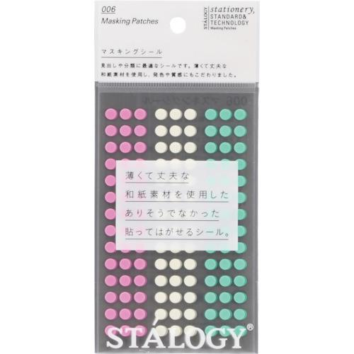 สติ๊กเกอร์กลม STALOGY น้ำแข็งสับ 5มม