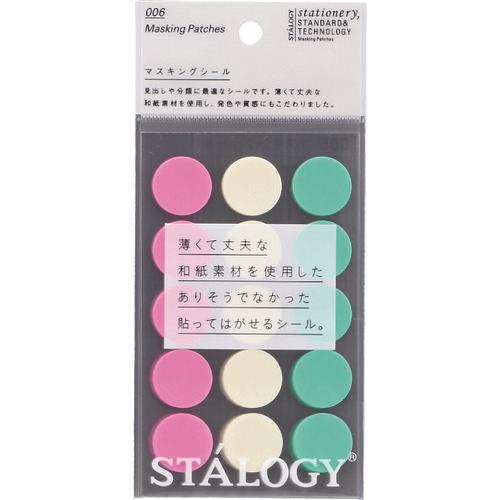 สติ๊กเกอร์กลม STALOGY น้ำแข็งสับ 20มม