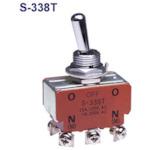 NKK SWITCHES toggle switch screw terminal 2 poles (ON) - OFF - (ON)