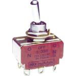 NKK SWITCHES toggle switch solder terminal 2 poles (ON)-OFF-(ON)