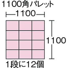画像をギャラリービューアに読み込む, ヒシ　Ｓ型コンテナ　Ｗ３６５×Ｄ２７０×Ｈ９６　青　青
