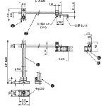 Load image into gallery viewer, IWATA sensor stand aluminum series L type
