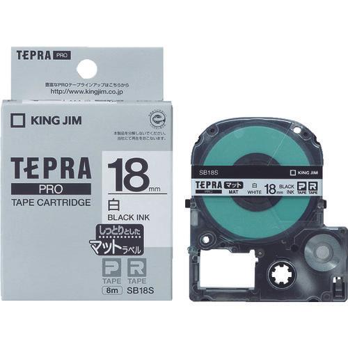 KING JIM Tepra PRO ตลับเทปกว้าง 18มม. สีขาว