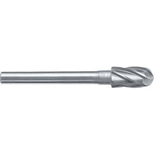 Tải hình ảnh vào trình xem thư viện, スーパー　スーパー超硬バー　アルミカット　ロー付タイプ　シャンク径６ｍｍ　先丸円筒型　刃径：１９．０
