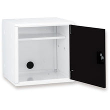 โหลดรูปภาพลงในโปรแกรมดูแกลเลอรี กล่องใส่รองเท้าประกอบ ASKA สีดำ
