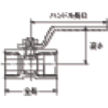画像をギャラリービューアに読み込む, オンダ製作所　ＳＢＦＳ２型（レデューストボア）　Ｒｃ１／４　レバーハンドル
