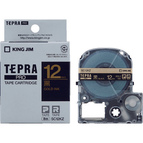 KING JIM Tepra PRO ตลับเทปกว้าง 12มม. ดำ