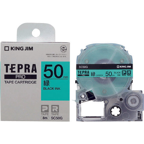 ฉลากสีของตลับเทป KING JIM PRO