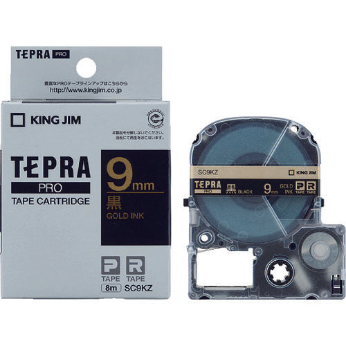 KING JIM Tepra PRO ตลับเทปกว้าง 9 มม. ดำ
