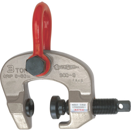 SUPER TOOL screw cam clamp (universal type) Capacity: 0.3ton Clamping range: 50-100mm
