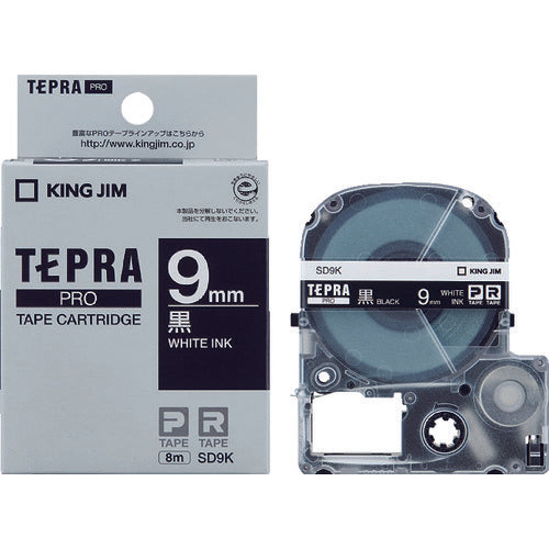 KING JIM Tepra PRO ตลับเทปกว้าง 9 มม. ดำ