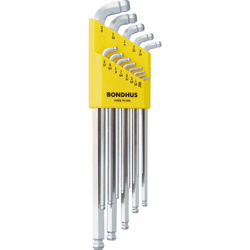 Bộ cờ lê inch chữ L 13 cái BONDHUS stubby bi kép (0.050-3/8)