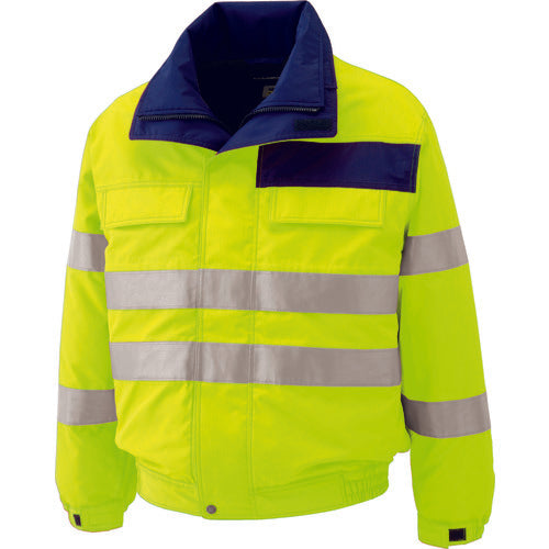 MIDORI ANZEN High Visibility Waterproof Anti Static Winter Blouson สีเหลือง 5 ลิตร