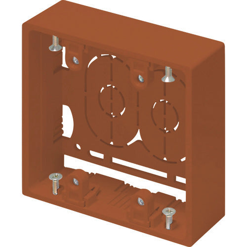 Masaru New F-Mall Accessory Exposed Box for 2 Pieces Shallow Brown