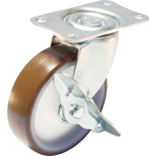 Bánh xe xoay với YUEI caster S Bánh xe Urethane đường kính 50
