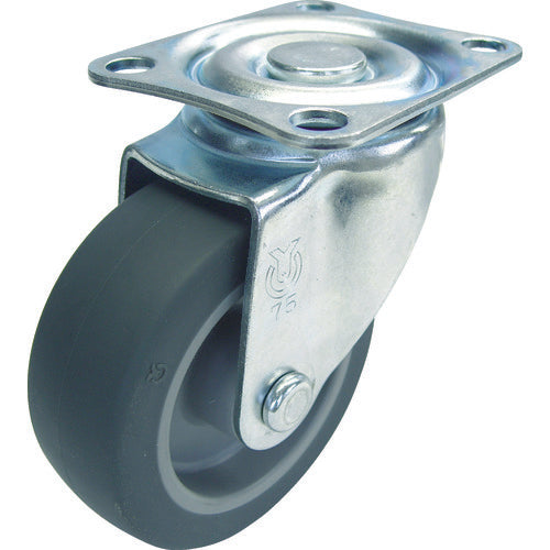 Bánh xe xoay YUEI caster bánh xe đàn hồi đường kính 65