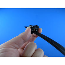 Load image into gallery viewer, SG free cut tie slim T lock stopper black
