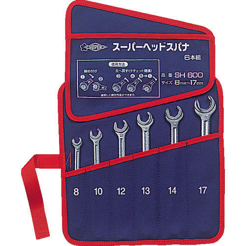 Bộ cờ lê đầu SUPER TOOL SUPER TOOL Bộ 6 cái)