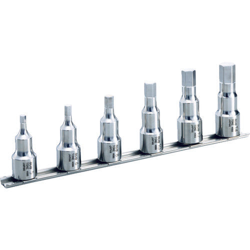 ชุดลูกบ๊อกซ์หกเหลี่ยม TONE SUS (มีตัวจับ) 6 ชิ้น