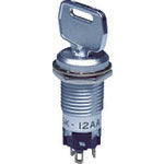 NKK SWITCHES mounting type key lock switch ON-ON