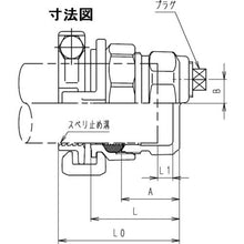 Load image into gallery viewer, SK KAWANISHI polyethylene pipe joint SKX pipe end (with plug) P50
