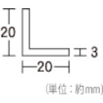 将图像导入到图库查看器中光角型海绵20 mm X 0.45 mm 3 t灰色
