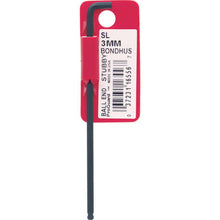 Tải hình ảnh vào trình xem thư viện, Cờ lê chữ L đầu tròn BONDHUS dài 3mm
